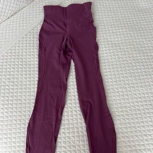 Lululemon- Base Pace HR Tight Leggings - 25’’ - size 2 -VTPM (Vintage Plum)